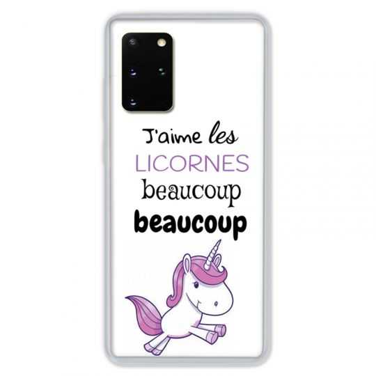Coque pour Samsung Galaxy S20 PLUS Decale licornes