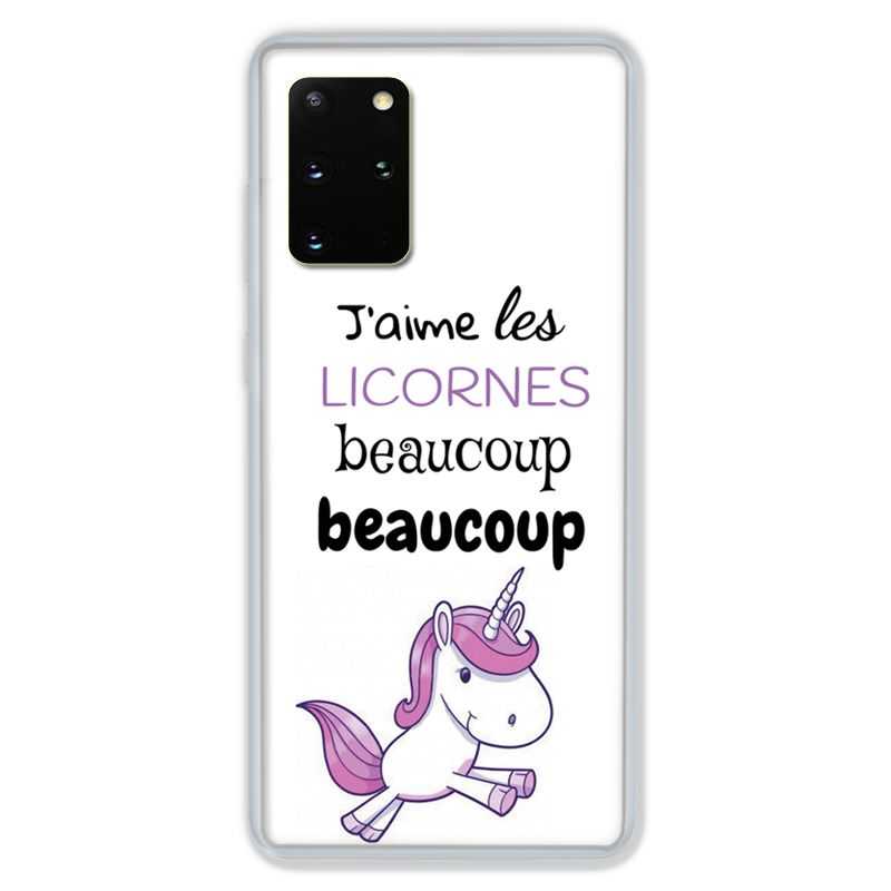 Coque pour Samsung Galaxy S20 PLUS Decale licornes