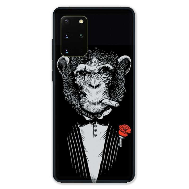 Coque pour Samsung Galaxy S20 PLUS Decale Singe Mafia