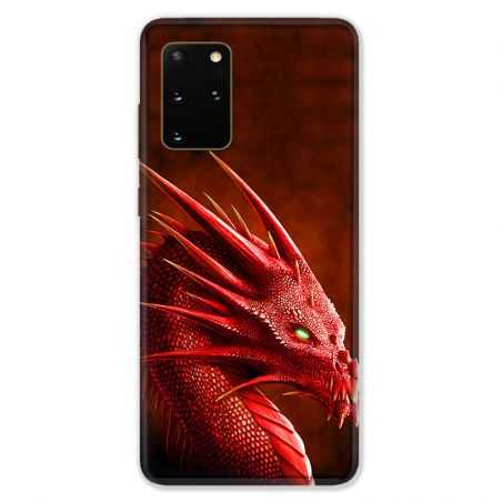 Coque pour Samsung Galaxy S20 PLUS Dragon Rouge