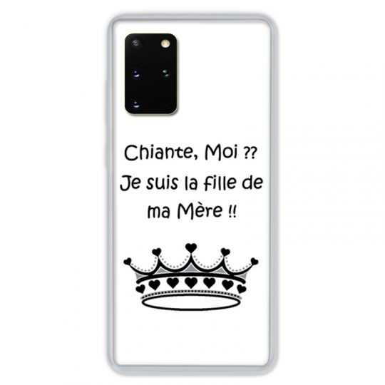 Coque pour Samsung Galaxy S20 PLUS Humour Moi chiante
