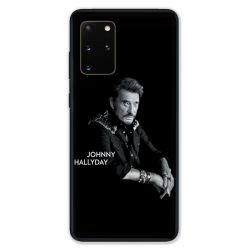 Coque pour Samsung Galaxy S20 PLUS Johnny Hallyday Noir