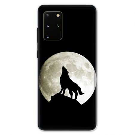 Coque pour Samsung Galaxy S20 PLUS Loup Noir