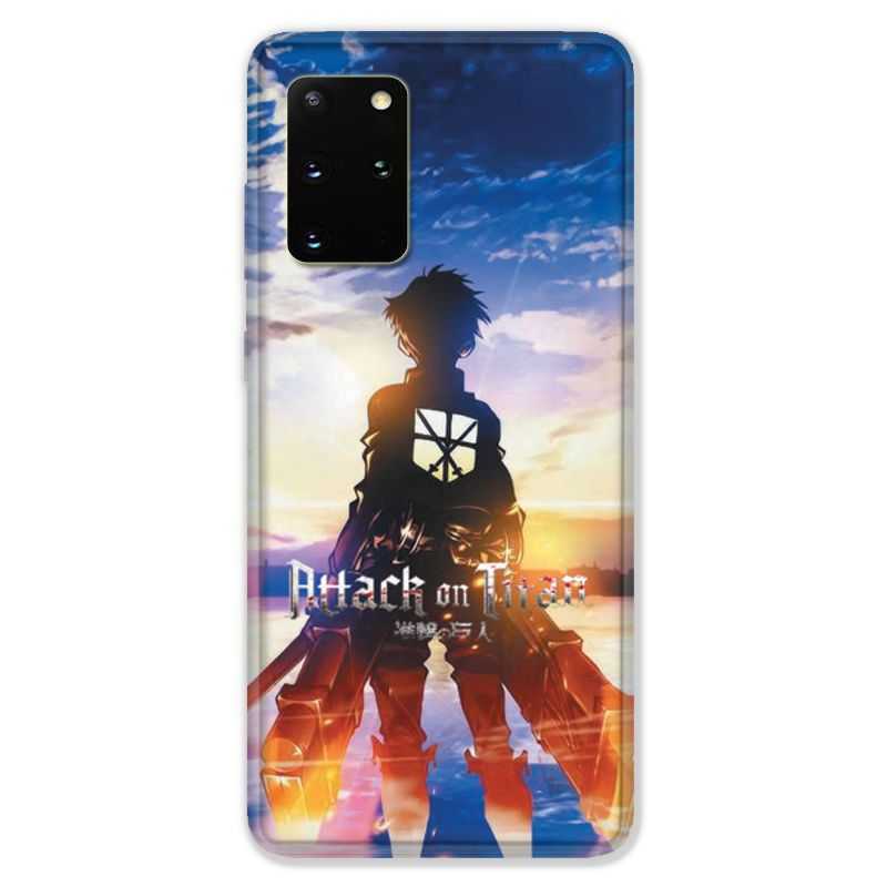 Coque pour Samsung Galaxy S20 PLUS Manga Attaque titans Soleil