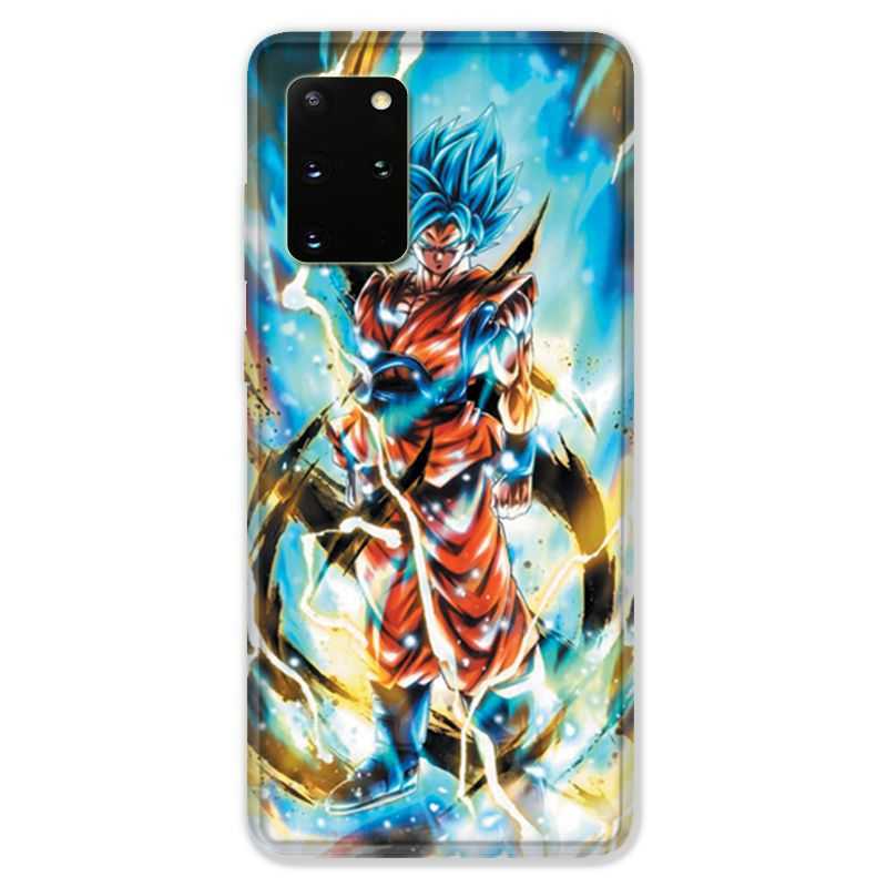 Coque pour Samsung Galaxy S20 PLUS Manga Dragon Ball Sangoku Blanc