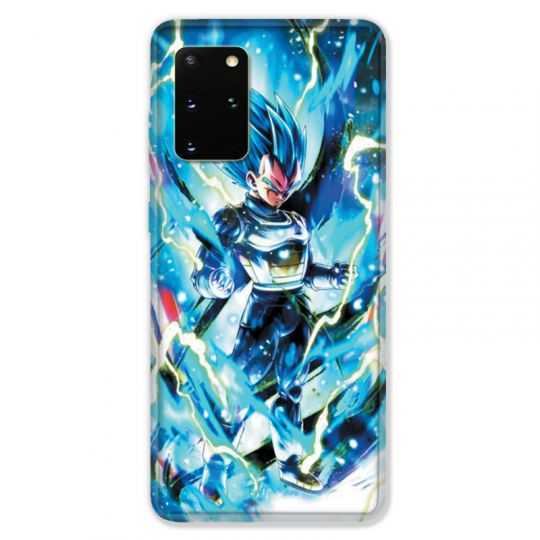 Coque pour Samsung Galaxy S20 PLUS Manga Dragon Ball Vegeta Bleu