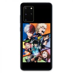Coque pour Samsung Galaxy S20 PLUS Manga My hero academia noir