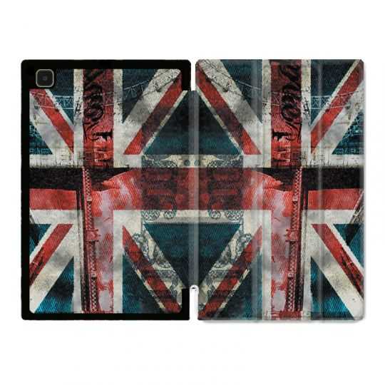 Housse Smart Cover Pour Samsung Galaxy Tab A7 (10.4) Angleterre UK Jean's