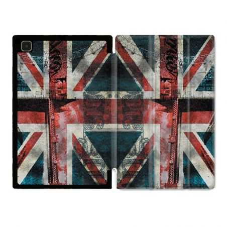 Housse Smart Cover Pour Samsung Galaxy Tab A7 (10.4) Angleterre UK Jean's