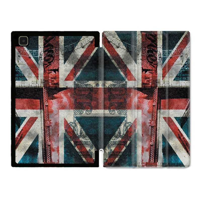 Housse Smart Cover Pour Samsung Galaxy Tab A7 (10.4) Angleterre UK Jean's