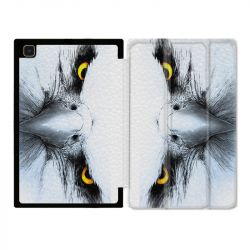 Housse Smart Cover Pour Samsung Galaxy Tab A7 (10.4) Aigle Royal Blanc