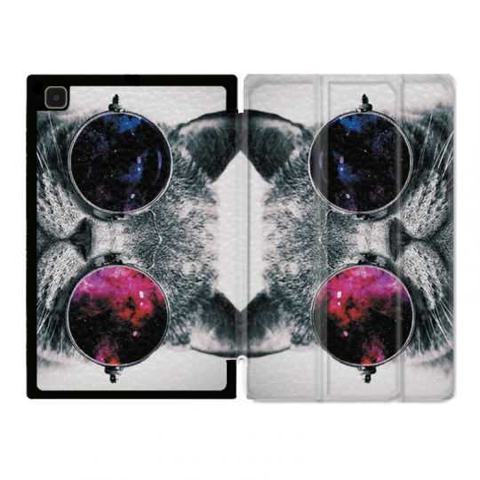 Housse Smart Cover Pour Samsung Galaxy Tab A7 (10.4) Chat Fashion