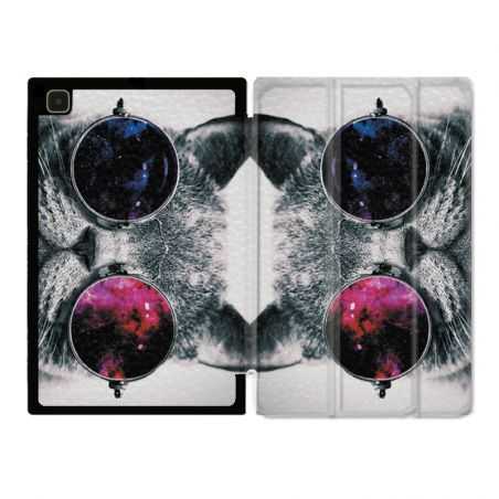 Housse Smart Cover Pour Samsung Galaxy Tab A7 (10.4) Chat Fashion