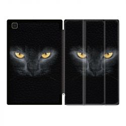 Housse Smart Cover Pour Samsung Galaxy Tab A7 (10.4) Chat Noir