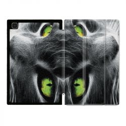 Housse Smart Cover Pour Samsung Galaxy Tab A7 (10.4) Chat Vert