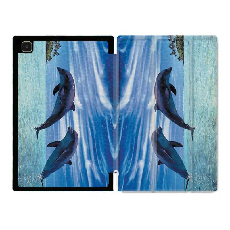 Housse Smart Cover Pour Samsung Galaxy Tab A7 (10.4) Dauphin Ile