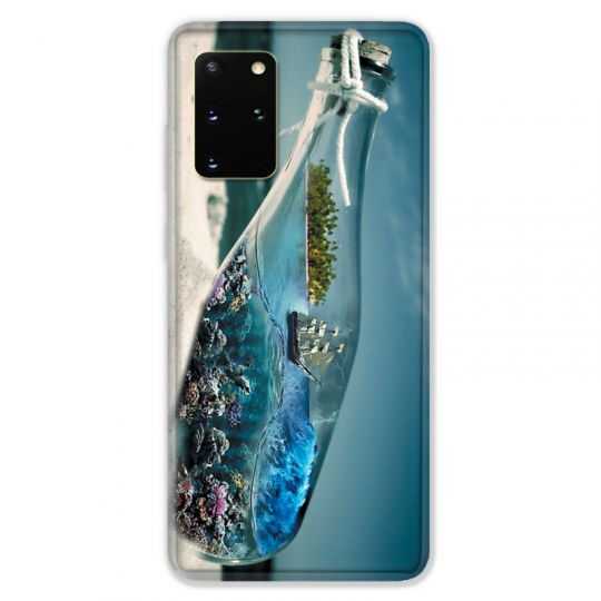 Coque pour Samsung Galaxy S20 PLUS Mer Bouteille