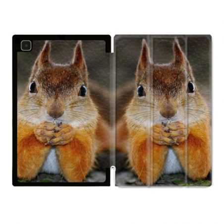Housse Smart Cover Pour Samsung Galaxy Tab A7 (10.4) Ecureuil Face