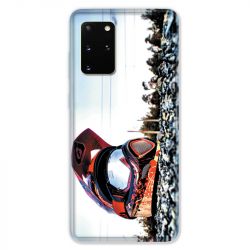 Coque pour Samsung Galaxy S20 PLUS Moto Casque Cross