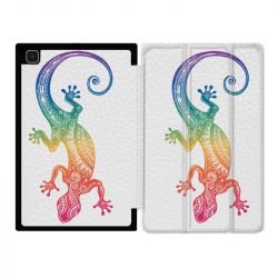 Housse Smart Cover Pour Samsung Galaxy Tab A7 (10.4) Animaux Maori Salamandre Color