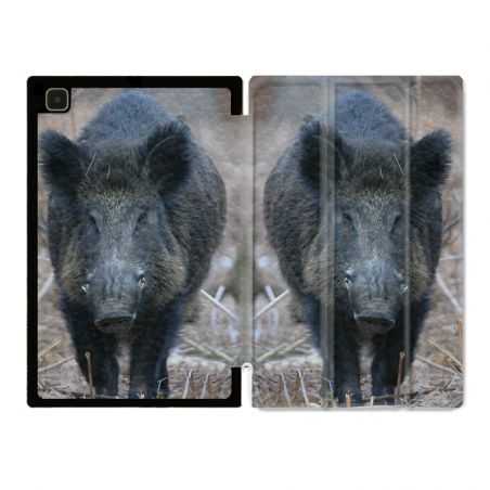 Housse Smart Cover Pour Samsung Galaxy Tab A7 (10.4) Sanglier Pin