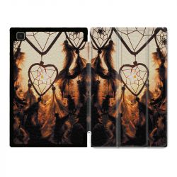 Housse Smart Cover Pour Samsung Galaxy Tab A7 (10.4) Attrape Reve Noir