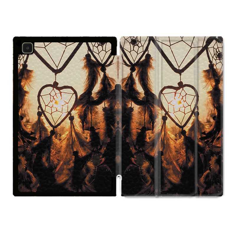 Housse Smart Cover Pour Samsung Galaxy Tab A7 (10.4) Attrape Reve Noir