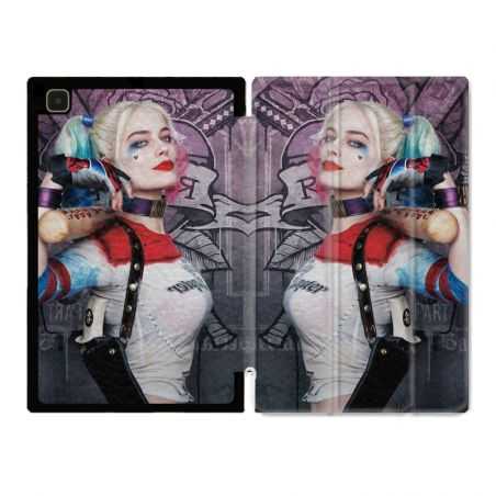 Housse Smart Cover Pour Samsung Galaxy Tab A7 (10.4) Harley Quinn Batte
