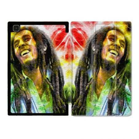 Housse Smart Cover Pour Samsung Galaxy Tab A7 (10.4) Bob Marley Color