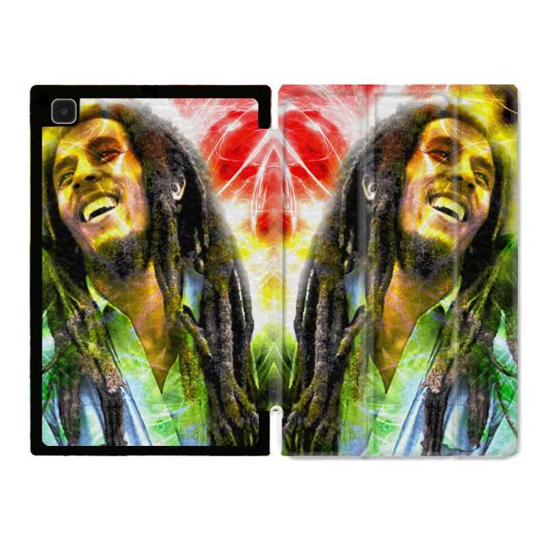 Housse Smart Cover Pour Samsung Galaxy Tab A7 (10.4) Bob Marley Color