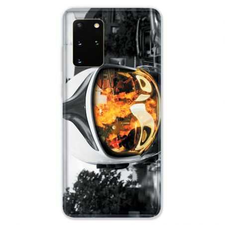 Coque pour Samsung Galaxy S20 PLUS pompier casque feu