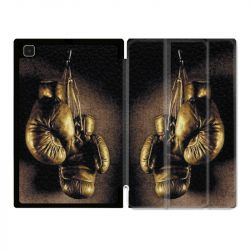 Housse Smart Cover Pour Samsung Galaxy Tab A7 (10.4) Boxe Gant Vintage