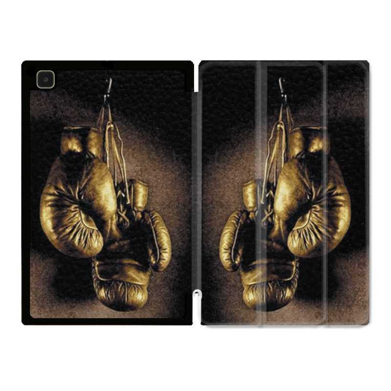 Housse Smart Cover Pour Samsung Galaxy Tab A7 (10.4) Boxe Gant Vintage