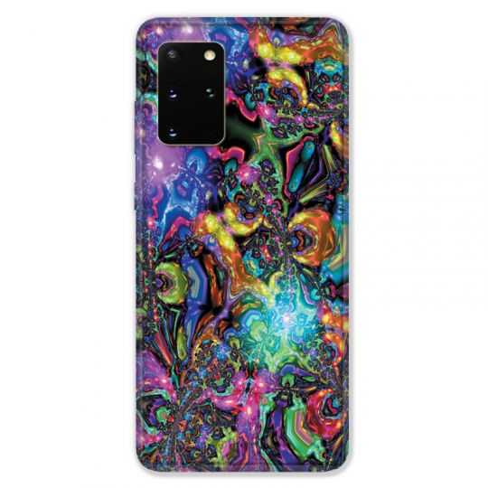 Coque pour Samsung Galaxy S20 PLUS Psychedelic colore