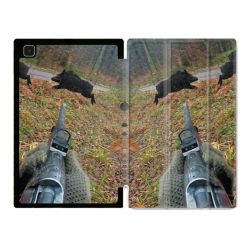 Housse Smart Cover Pour Samsung Galaxy Tab A7 (10.4) Chasse Vision Tir