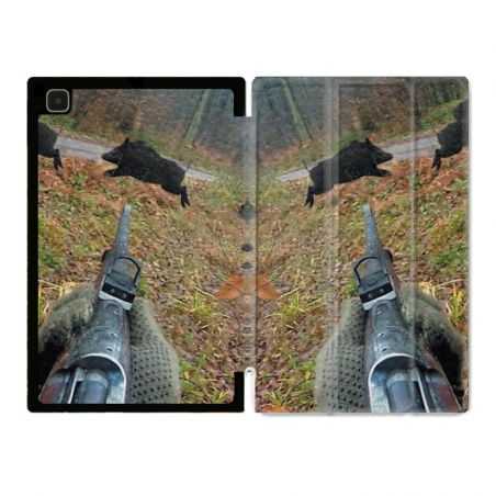 Housse Smart Cover Pour Samsung Galaxy Tab A7 (10.4) Chasse Vision Tir