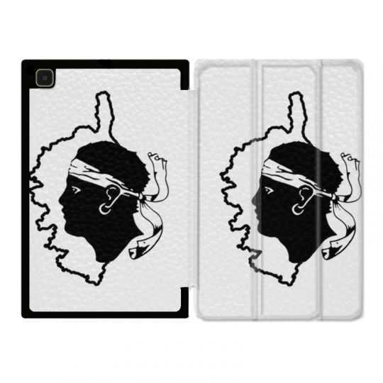 Housse Smart Cover Pour Samsung Galaxy Tab A7 (10.4) Corse Blanc