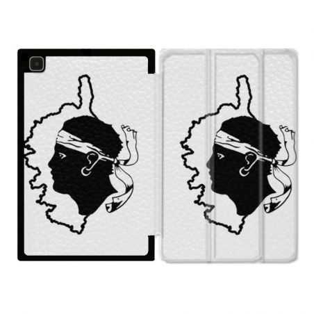 Housse Smart Cover Pour Samsung Galaxy Tab A7 (10.4) Corse Blanc