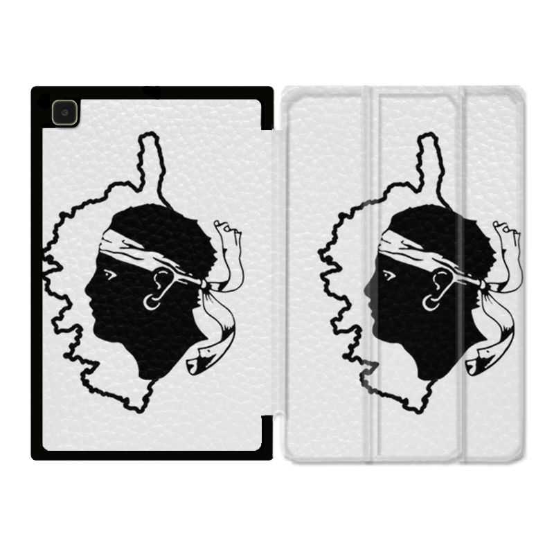 Housse Smart Cover Pour Samsung Galaxy Tab A7 (10.4) Corse Blanc