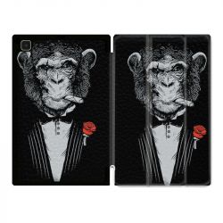 Housse Smart Cover Pour Samsung Galaxy Tab A7 (10.4) Decale Singe Mafia