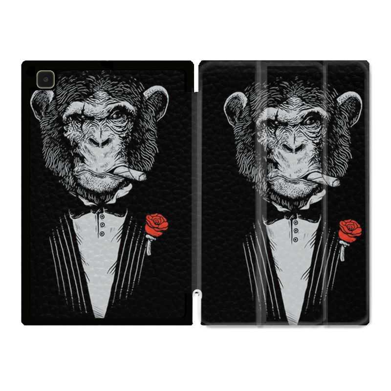 Housse Smart Cover Pour Samsung Galaxy Tab A7 (10.4) Decale Singe Mafia
