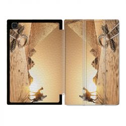 Housse Smart Cover Pour Samsung Galaxy Tab A7 (10.4) Egypte Chameau