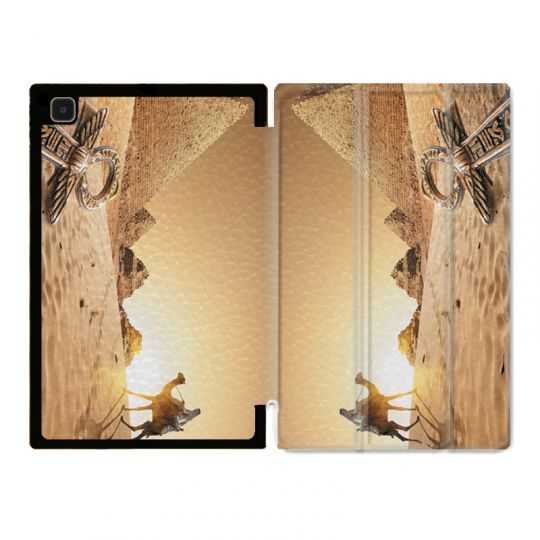 Housse Smart Cover Pour Samsung Galaxy Tab A7 (10.4) Egypte Chameau