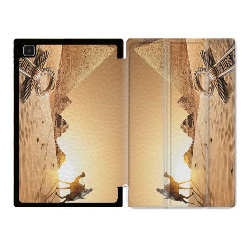 Housse Smart Cover Pour Samsung Galaxy Tab A7 (10.4) Egypte Chameau