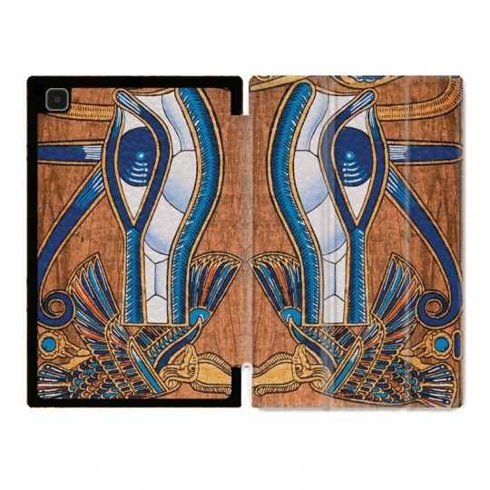 Housse Smart Cover Pour Samsung Galaxy Tab A7 (10.4) Egypte Papyrus