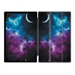 Housse Smart Cover Pour Samsung Galaxy Tab A7 (10.4) Univers Bleu Violet