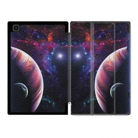 Housse Smart Cover Pour Samsung Galaxy Tab A7 (10.4) Planete Rouge
