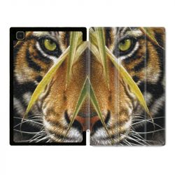 Housse Smart Cover Pour Samsung Galaxy Tab A7 (10.4) Oeil Tigre