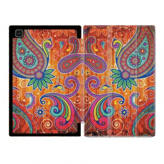 Housse Smart Cover Pour Samsung Galaxy Tab A7 (10.4) Fleur Psychedelic