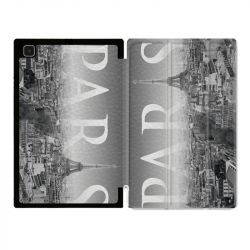 Housse Smart Cover Pour Samsung Galaxy Tab A7 (10.4) France Paris Vintage